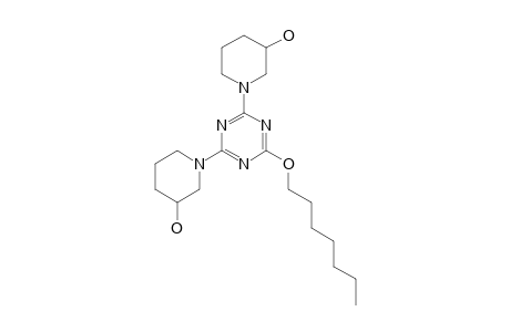1,1'-[6-(HEPTYLOXY)-1,3,5-TRIAZINE-2,4-DIYL]-BIS-(PIPERIDIN-3-OL)