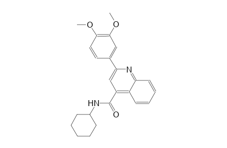 N-cyclohexyl-2-(3,4-dimethoxyphenyl)-4-quinolinecarboxamide