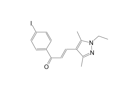 (2E)-3-(1-ethyl-3,5-dimethyl-1H-pyrazol-4-yl)-1-(4-iodophenyl)-2-propen-1-one