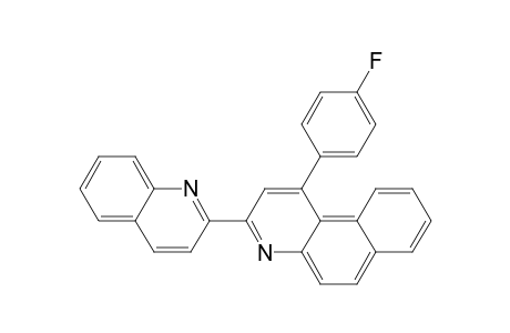 1-(p-fluorophenyl)-3-(2-quinolyl)benzo[f]quinoline