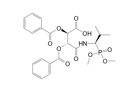 2,3-dihydroxy-N-(2-methyl-1-phosphonopropyl)succinamic acid, p,p-dimethyl ester, dibenzoate (ester)