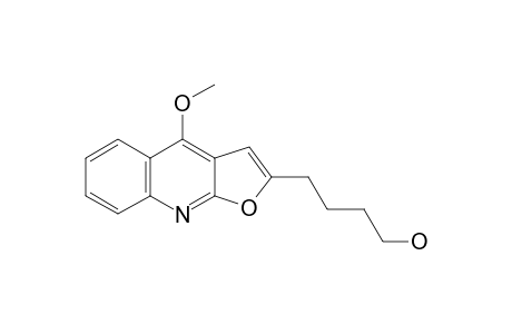 4-METHOXYFURO-[2,3-B]-QUINOLINE-2-BUTANOL