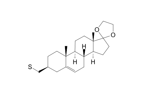 3-BETA-THIOLMETHYL-17-(1',2'-DIOXYETHYL)-ANDROST-5-ENE