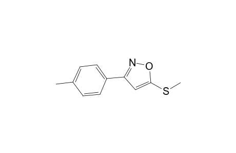 3-(4-Methylphenyl)-5-(methylthio)isoxazole