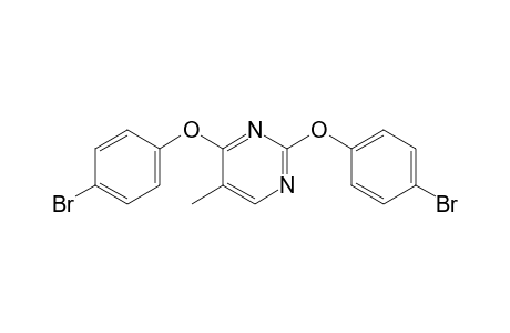 2,4-bis(p-bromophenoxy)-5-methylpyrimidine
