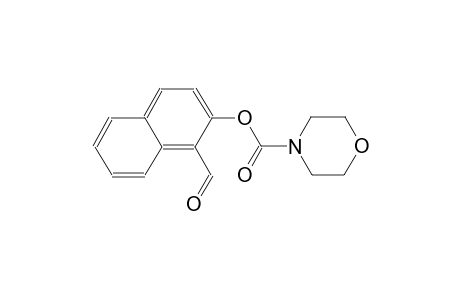 4-morpholinecarboxylic acid, 1-formyl-2-naphthalenyl ester