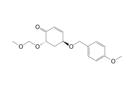 (4S,6S)-6-(methoxymethoxy)-4-p-anisyloxy-cyclohex-2-en-1-one