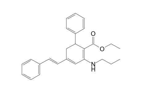 Ethyl 6-Phenyl-2-(propylamino)-4-styrylcyclohexa-1,3-dienecarboxylate