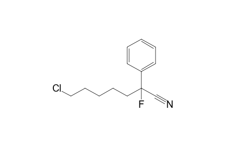 7-Chloro-2-fluoro-2-phenylheptanenitrile