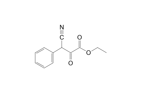 3-cyano-3-phenylpyruvic acid, ethyl ester