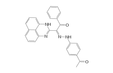 2-[N-(4-Acetylphenyl)-2-oxo-2-phenylethanehydrazonoyl]-1H-perimidine