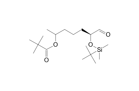 (S)-(-)-7-Oxo-6-(tert-butyldimethylsilyloxy)heptyl 2-pivalate