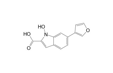 6-(Furan-3-yl)-1-hydroxy-1H-indole-2-carboxylic acid