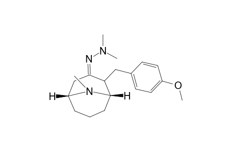 3-(2,2-Dimethylhydrazono)-2-(4-methoxybenzyl)-8-methyl-8-azabicyclo[3.2.1]nonane