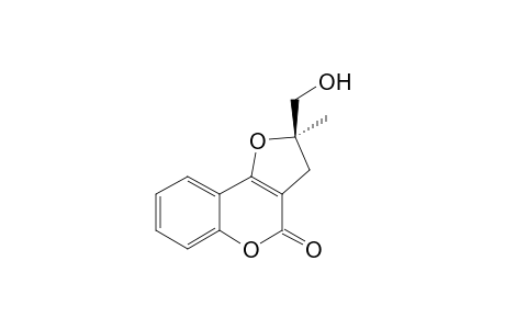 (R)-2-Hydroxymethyl-2-methyl-2,3-dihydro-furo[3,2-c]chromen-4-one