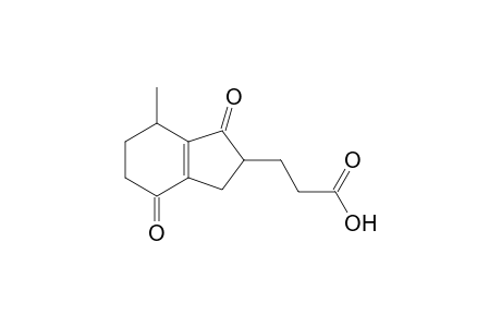 3-(7-Methyl-1,4-dioxo-2,3,4,5,6,7-hexahydroinden-2-yl)propionic acid