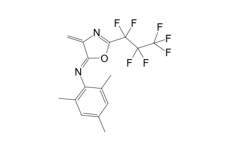 1-Aza-3-oxa-2-(heptafluoropropyl)-4-(2,4,6-dimethylphenylimino)-5-methylene-cyclopent-1-ene