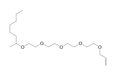 Tetraethylene glyol mono-2-octylallyl ether