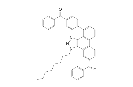 10-Phenylcarbonyl-4-(4'-phenylcarbonylphenyl)-1-n-octyl-1H-phenanthro [9,10-d]-1,2,3-triazole