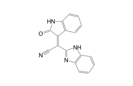 1H-benzimidazole-2-acetonitrile, alpha-(1,2-dihydro-2-oxo-3H-indol-3-ylidene)-