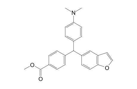 methyl 4-(benzofuran-5-yl(4-(dimethylamino)phenyl)methyl)benzoate