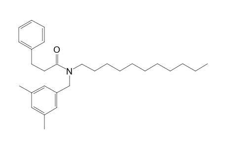 Propionamide, 3-phenyl-N-(3,5-dimethylbenzyl)-N-undecyl-