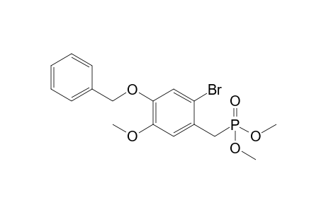 1-Benzoxy-5-bromo-4-(dimethoxyphosphorylmethyl)-2-methoxy-benzene