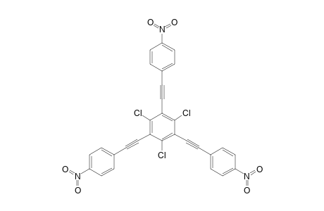1,3,5-Trichloro-2,4,6-tris(4-nitrophenylethynyl)benzene