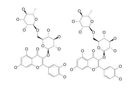 RUTIN;QUERCETIN-3-O-ALPHA-L-RHAMNOPYRANOSYL-(1->6)-BETA-D-GLUCOPYRANOSIDE