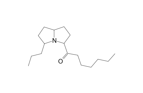 5-Propyl-3-(heptanoyl)-pyrrolizidine