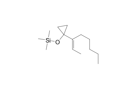 Silane, [[1-(1-ethylidenehexyl)cyclopropyl]oxy]trimethyl-, (Z)-