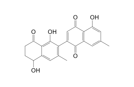 [2,2'-Binaphthalene]-1,4,8'(5'H)-trione, 6',7'-dihydro-1',5,5'-trihydroxy-3',7-dimethyl-, (+)-