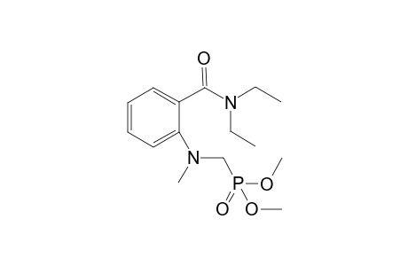 2-[(Dimethoxyphosphoryl)methylmino]-N,N-diethylbenzamide