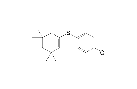 Benzene, 1-chloro-4-[(3,3,5,5-tetramethylcyclohex-1-en-1-yl)thio]-