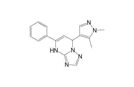 [1,2,4]Triazolo[1,5-a]pyrimidine, 7-(1,5-dimethyl-1H-pyrazol-4-yl)-4,7-dihydro-5-phenyl-