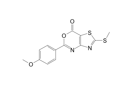 2-(Methylthio)-5-(4-methoxyphenyl)thiazolo[4,5-d][1,3]oxazin-7-one