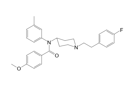 N-(1-[2-(4-Fluorophenyl)ethyl]piperidin-4-yl)-4-methoxy-N-3-methylphenylbenzamide