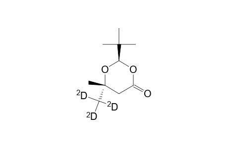 1,3-Dioxan-4-one, 2-(1,1-dimethylethyl)-6-methyl-6-(methyl-D3)-, (2R-trans)-