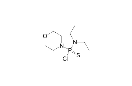 N-[chloranyl(morpholin-4-yl)phosphinothioyl]-N-ethyl-ethanamine