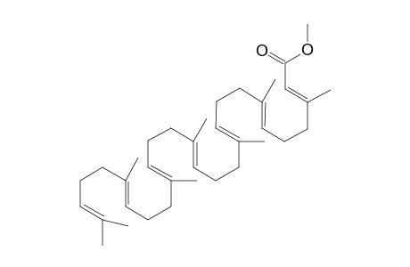 (2E,6E,10E,14E,18E,22E)-3,7,11,15,19,23,27-heptamethyloctacosa-2,6,10,14,18,22,26-heptaenoic acid methyl ester