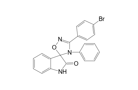 4-(p-Bromoophenyl)-3-phenyl-spiro[3H-indol-3,5'-(4H)-[1,2,4]-oxadiazol]-2-one