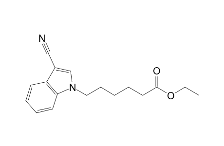 3-Cyano-1-(5-ethoxycarbonyl)pentylindole