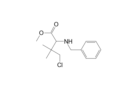 2-(benzylamino)-4-chloro-3,3-dimethyl-butyric acid methyl ester