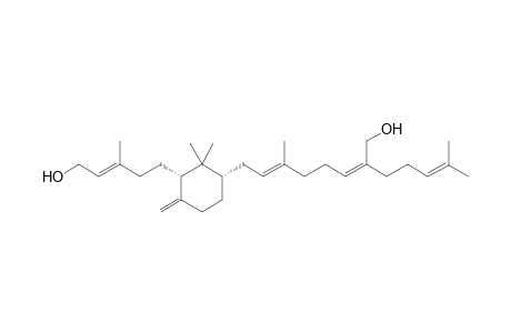 (2S,4S)-1-[(E)-5'-Hydroxy-3'-methyl-3'-pentenyl]-4-[(2''E,6''Z)-7''-(hydroxymethyl)-3'',11''-dimethyl-2'',6'',10''-dodecatrienyl]-3,3-dimethyl-1-methylenecyclohexane