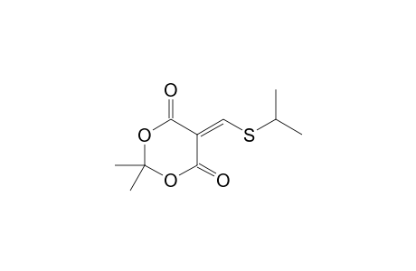 5-(Isopropylsulfanylmethylene)-2,2-dimethyl-1,3-dioxane-4,6-dione