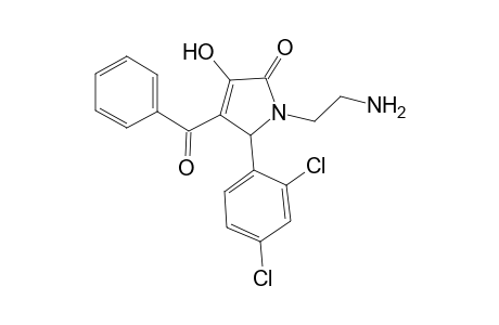 1-(2-Amino-ethyl)-4-benzoyl-5-(2,4-dichloro-phenyl)-3-hydroxy-1,5-dihydro-pyrrol-2-one
