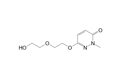 3-[2-(2-Hydroxyethoxy)ethoxy]-1-methylpyridazin-6-one