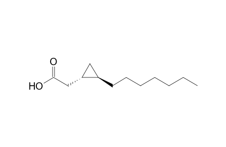 2-[(1R,2S)-2-(Heptylcyclopropyl]-acetic acid