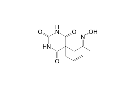 5-acetonyl-5-allylbarbituric acid, oxime