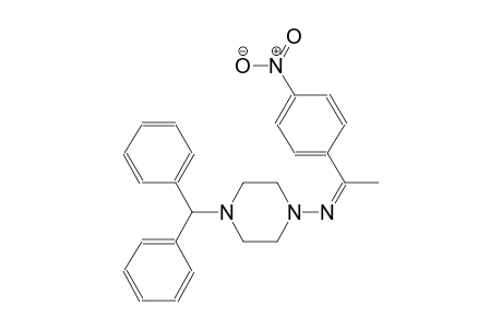 N-(4-benzhydryl-1-piperazinyl)-N-[(Z)-1-(4-nitrophenyl)ethylidene]amine